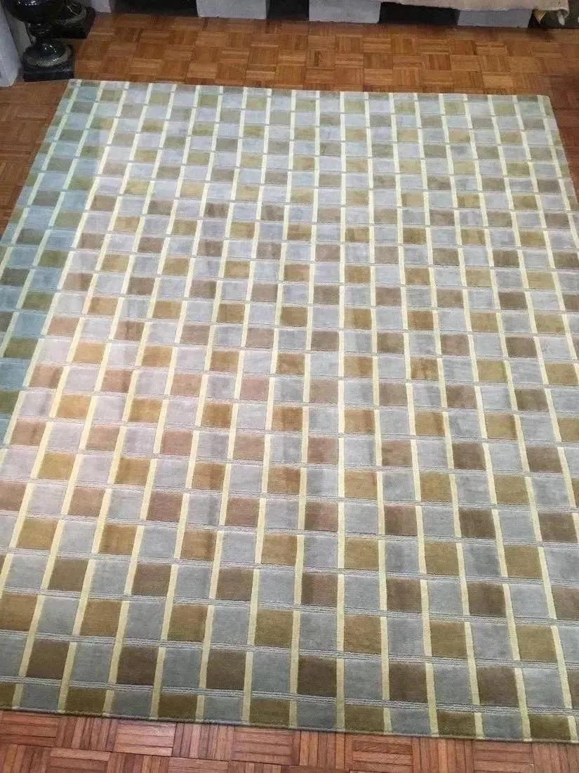 A handwoven Tibetan Contemporary wool rug (1 of 5)