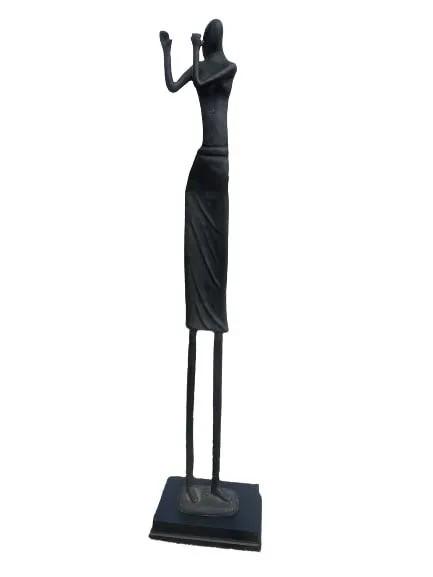 A Large Cast Iron Female figure statue School of Henry Moore (1 of 14)