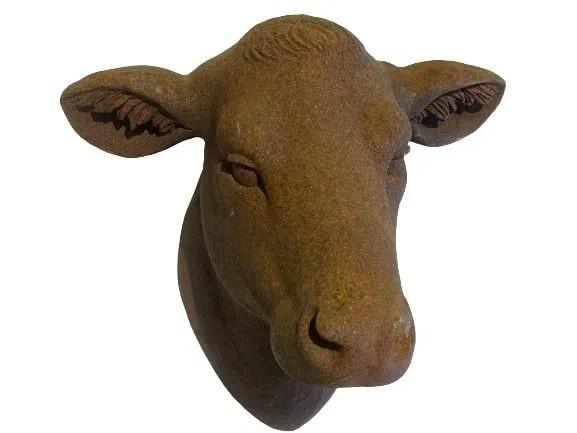 Decorative Bull head wall hanging Butcher sign sculpture (1 of 12)