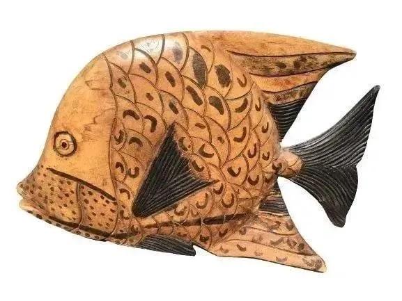 A large hand carved fish (1 of 9)