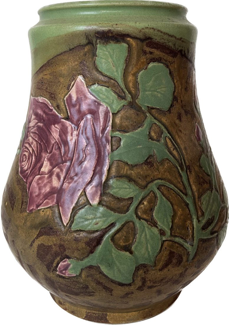 Roseville pottery Art Nouveau style decorative vase (1 of 9)