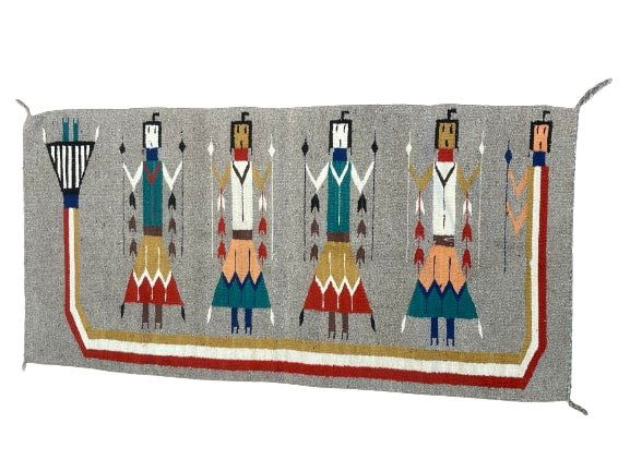 A NAVAJO YEI WEAVING RUG (1 of 19)