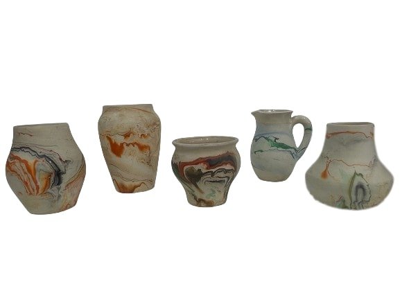A group of five Nemadji Pottery (1 of 20)