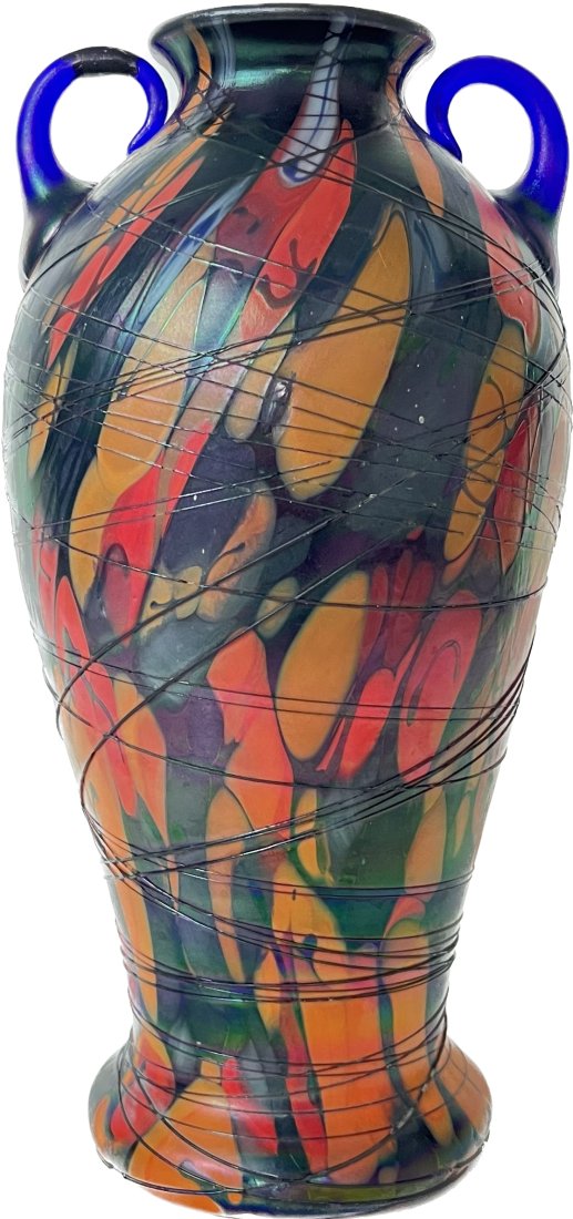 PHOENIX STUDIOS Art Glass Decorative Vase (1 of 8)