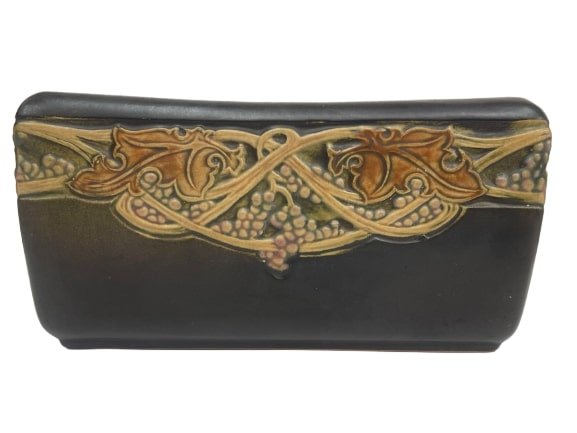 Roseville Rosecraft pottery Art Nouveau Alphonse Mucha Style Planter pot (1 of 13)