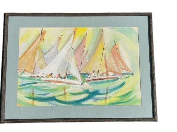 Walter Howard Knapp (1907-1966)  Watercolor painting (1 of 12)