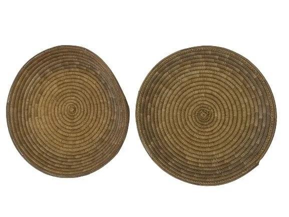 Two Old Handwoven tribal decorative basket (1 of 12)