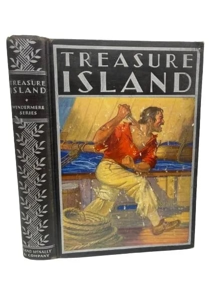 Robert Louis Stevenson (1850-1894) Treasure Island Book (1 of 14)