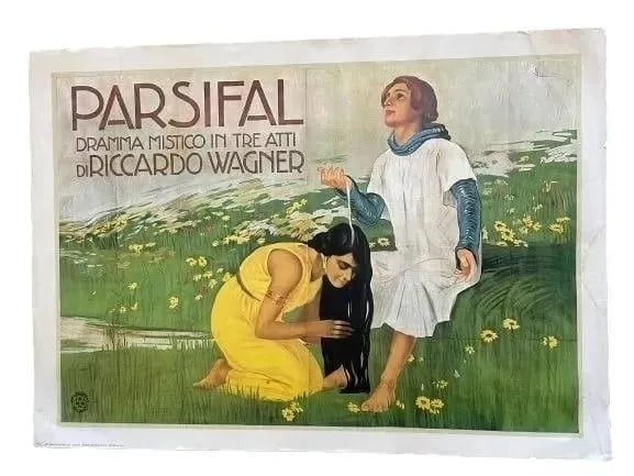 Leopoldo Metlicovitz Parsifal manifesto italiano per L'Opera POSTER (1 of 12)