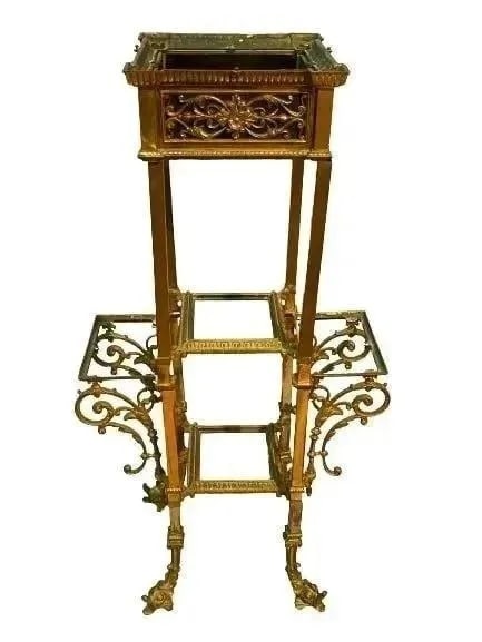A brass Victorian Eetagere decorative display stand (1 of 16)