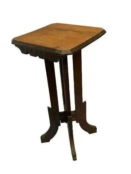 A Victorian wood table stand (1 of 10)