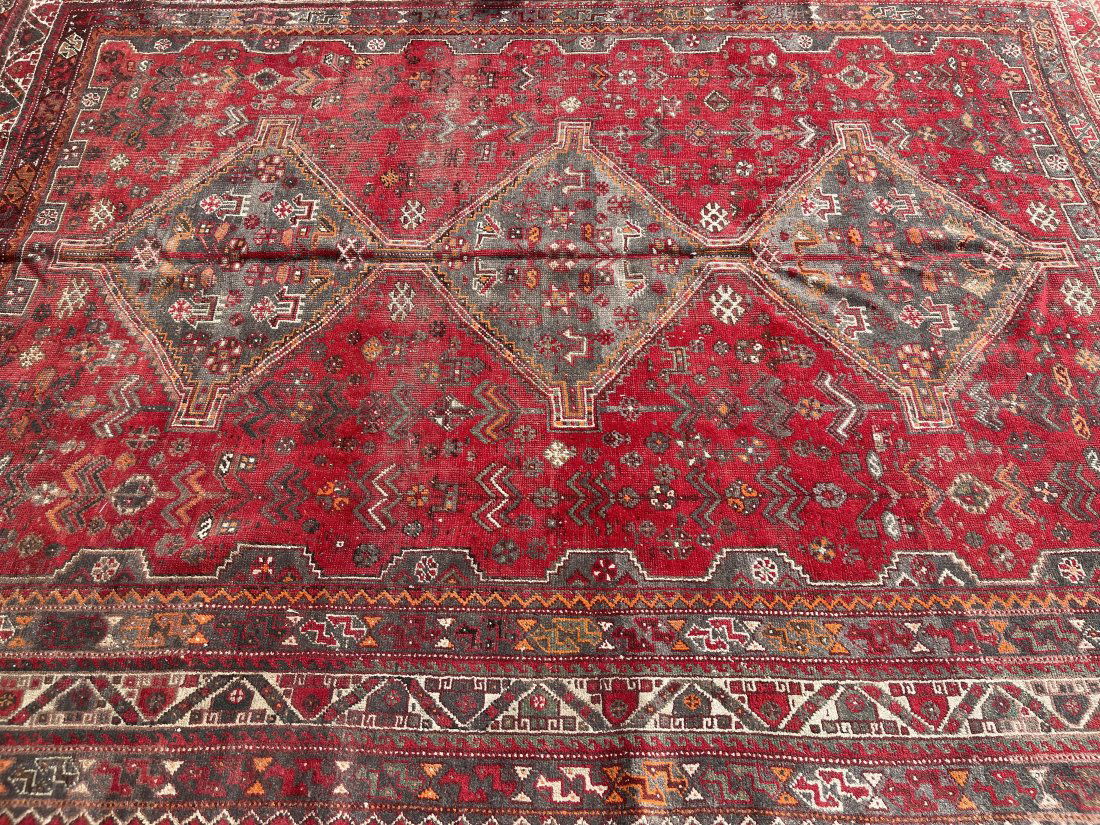 Old Persian Tribal Shiraz rug (1 of 15)