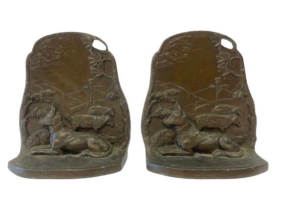 Pair of vintage Cast metal bookends (1 of 13)