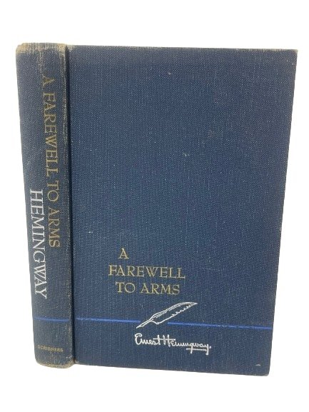 ERNEST HEMINGWAY book titled A Farewell to Arms: ERNEST HEMINGWAY book titled A Farewell to Arms published by Charles Scribner's Sons. A hardcover book printed in the USA.