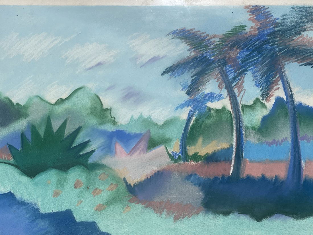 Illegibly pencil signed lithograph art work (1 of 13)