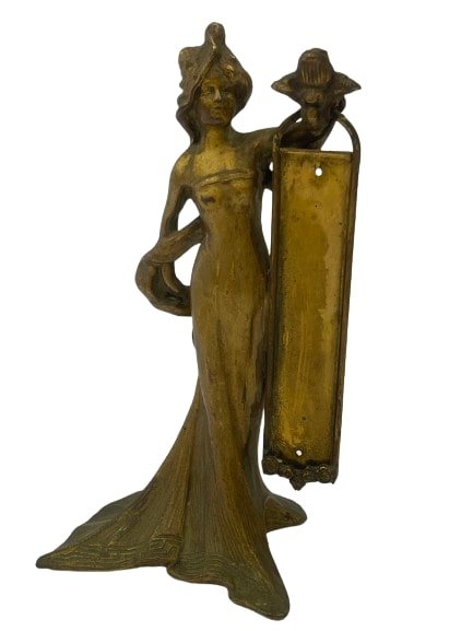 Art Nouveau Cast Bronze small statue (1 of 9)