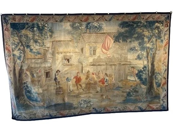 Antique 18th Century Anglo Flemish Tapestry (1 of 20)