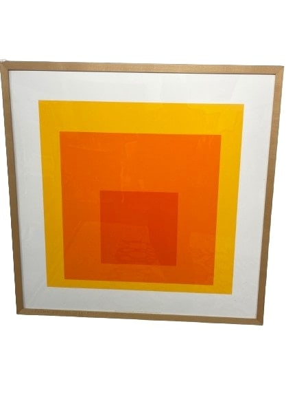 Joseph Albers  Study for Homage to the Square  silk screen Print (1 of 9)