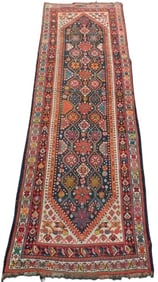 Antique Persian Kurdish Qashquai handwoven tribal runner