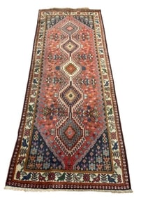 A Persian Yalameh tribal handwoven wool runner