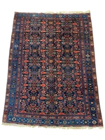 Antique Persian Bijar Kurdish Tribal rug