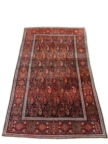 Antique Persian Farahan Sarouk rug