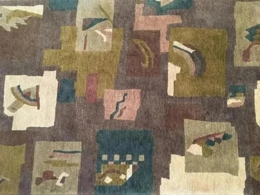A Nepalese handwoven rug