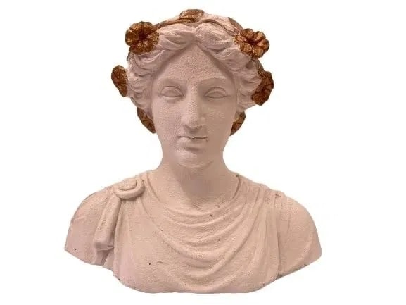 A Planter bust of a female Greek goddess Diana (1 of 11)