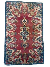 Old Persian Kerman Scatter rug