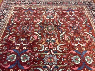 Antique Persian Mahal room size rug