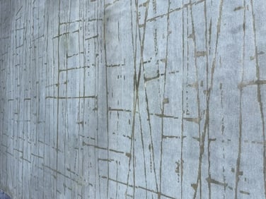 A Tibetan Contemporary wool & silk 12 by 15 hand woven rug