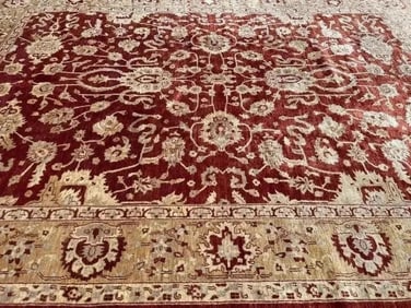 Large Handwoven Pakistan Chobi Mahal rug