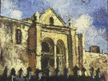 Milyio Salcedo Oil on canvas painting
