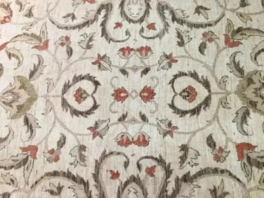 Hand woven pakistan chobi Agra room size rug