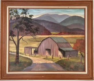 John Moody (1906-1993) Oil on canvas painting
