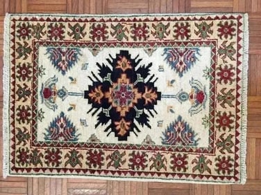A Small Hand woven Pakistan rug