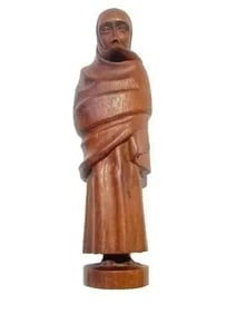 A Hand carved wood work statue