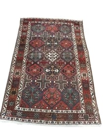 Antique Persian Bakhtiari Garden Panel design