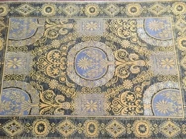 A Nepalese contemporary handwoven rug