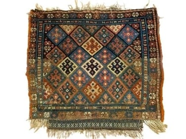 Antique Persian Kurdish Jaffe Bagface