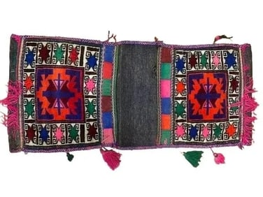 A Balouch hand woven Saddle bag