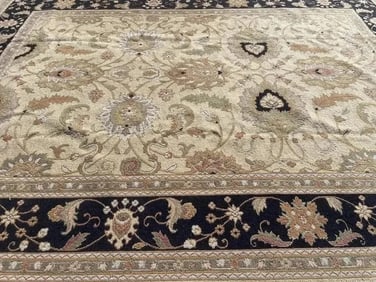 Large Handwoven Soumak Oriental Rug 10 by 14 feet long