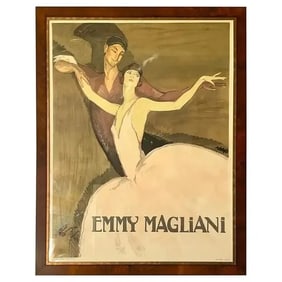 A Massive Emmy Magliani Poster by Jean Gabriel Domergue
