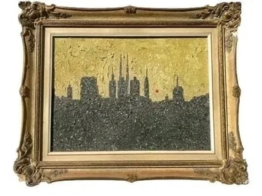Larry Davis Oil on board impressionist painting