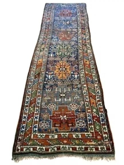 Antique Kurdish Shahsavan handwoven Runner rug (1 of 18)