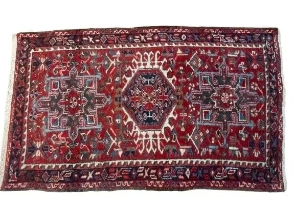 A vintage Persian Karajeh Scatter Rug (1 of 12)