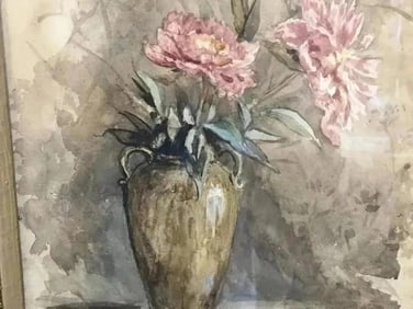 Otto Heinigke (1850-1915) watercolor painting