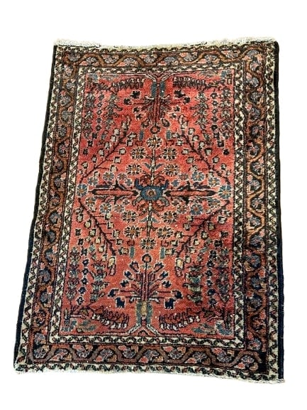 Antique Persian Lilihan small rug (1 of 6)