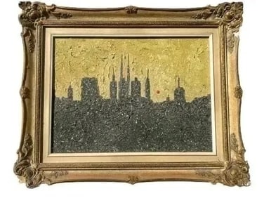 Larry Davis Oil on board impressionist painting