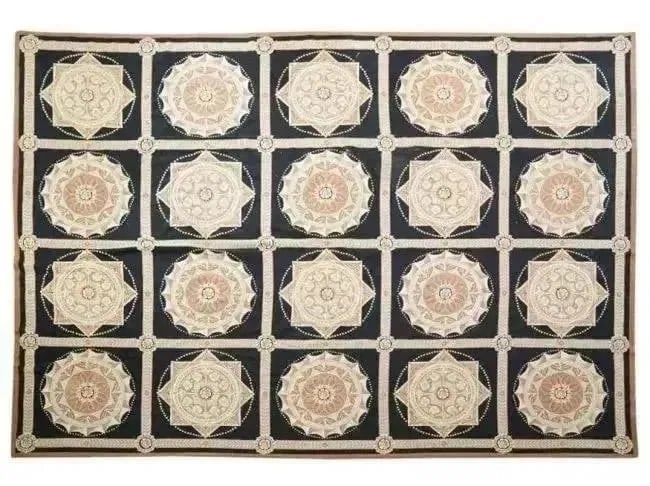 A handmade Needle point tapestry rug (1 of 8)